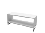 Haze Coffee / Center / TV Table 120cmx60cm White+Black Melamine-Made in Turkey