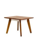 Hope Coffee / Corner /End Table  60x60cm  White+Light Walnut MDF