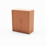 BC Low Cabinet Swing Door Melamine Beech