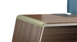 Luna 180L Executive L-Shape Desk with a Table Top Size of 145cm Australia Oak + Ash Melamine - Image 3