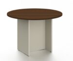 Luna 110 Round Meeting Table 110Dia Australia Oak+Ash Melamine - Image 2