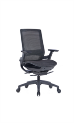 EEM-100B-BK Medium Back Ergonomic Full Mesh Chair Black
