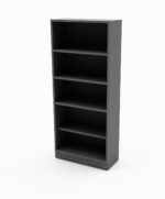 GR Full Height Wooden Cabinet Melamine Grey - Image 2