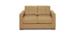 STYLE 8003B Two Seater Custom made Sofa Artificial Leather PVC Brown
