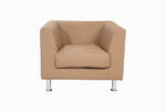 STYLE 8007A Single Seater Custom made Sofa Artificial Leather PVC Sandal
