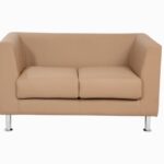 STYLE 8007B Two Seater Custom made Sofa Artificial Leather PVC Sandal