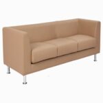STYLE 8007C Three Seater Custom made Sofa Artificial Leather PVC Sandal