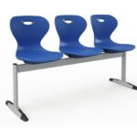 Style Felisa Triple T Leg Chair Blue