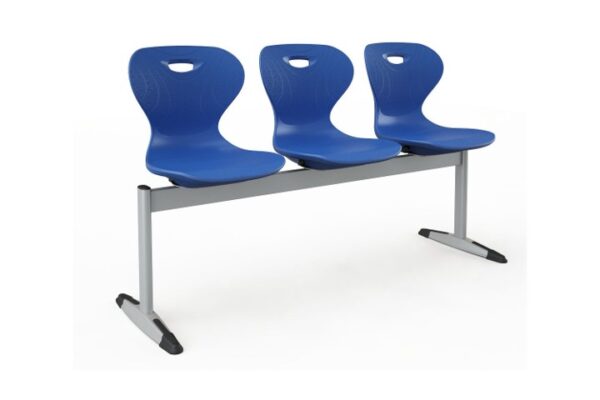 Style Felisa Triple T Leg Chair Blue