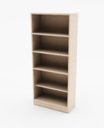 MP Full Height Wooden Cabinet Melamine Maple - Image 2