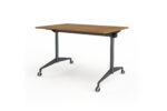 Style Functional Folding Table Brown W120cm