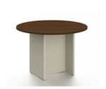 Luna 110 Round Meeting Table 110Dia Australia Oak+Ash Melamine