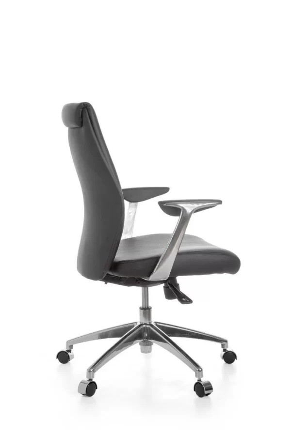 ST-CH001B Executive Medium Back Chair PU Black - Image 2
