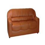 STYLE 8034B Two Seater Custom made Sofa Artificial Leather PVC Orange