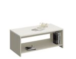 Paris Coffee / Center / TV Table 120cm White-Ash Gray Melamine