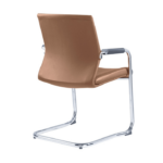 913C-HS Visitor Chair in Brown with Chrome Cantilever - Image 4