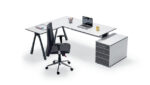 Wish 180L Executive Desk  Made of 18mm MFC Table Top Made in Turkey - Image 2