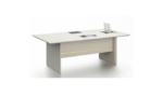 Paris 240 Meeting Table Melamine White 240cm - Image 2
