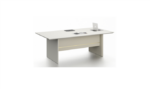 Paris 240 Meeting Table Melamine White 240cm