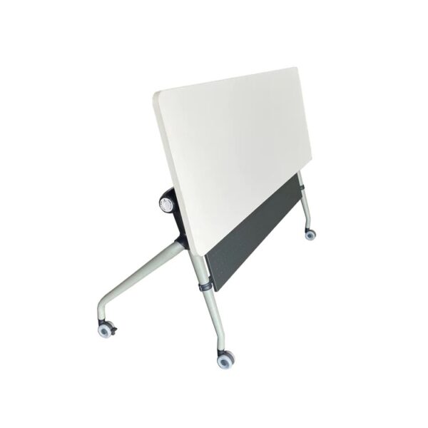 Foldable Table Size W160cm x D75cm White - Image 4