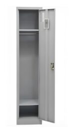 ISL-1 Single Door Locker Steel Grey - Image 3