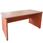 CH120 Rectangular Desk  Melamine Cherry