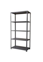 Slotted Angle Shelving with 5 Shelves from Top to Bottom