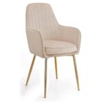 Style 01 Dining Chair Velvet Beige