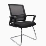 VO3 Visitor Chair Black Mesh