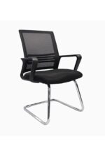 VO3 Visitor Chair Black Mesh