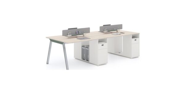 SOF Oakley Series Cluster of 4 Executive Workstation 240cm