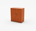 CH Low Cabinet Swing Door Melamine Cherry - Image 2