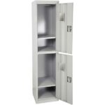 ISL-2 Two Door Locker Steel Grey - Image 2
