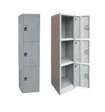 ISL-3 Three Door Locker Steel Grey - Image 2