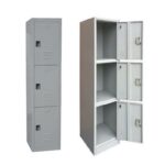 ISL-3 Three Door Locker Steel Grey