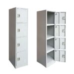 ISL-4 Four Door Locker Steel Grey