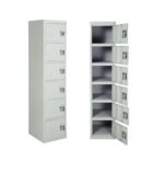 ISL-6 Six Door Locker Steel Grey - Image 2