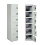 ISL-6 Six Door Locker Steel Grey