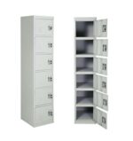 ISL-6 Six Door Locker Steel Grey