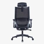 817A Ergonomic High Back Mesh Chair Black - Image 4