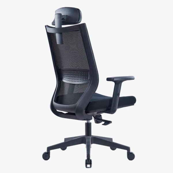 817A Ergonomic High Back Mesh Chair Black - Image 3