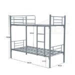 SOF 02 Bunk Bed Grey