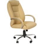 Florance AB High Back Chair Beige PU