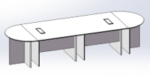 Jun 460 Meeting Table Modular Type 460cm - Image 2