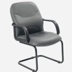 SOF 1003 Visitor Chair Grey PVC