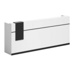 Style 103-RT240-Reception Desk 240cm White