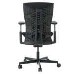 MF Merry 01B Medium Back Ergonomic Chair Mesh Black - Image 5