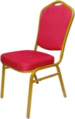 Style 100 Stylish Banquet Chair Red - Image 3