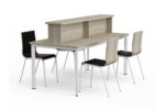 Style Study Desk Rectangular without illuminated shelves working table - Image 2