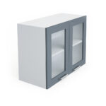 Style Glass Double Door Cabinet